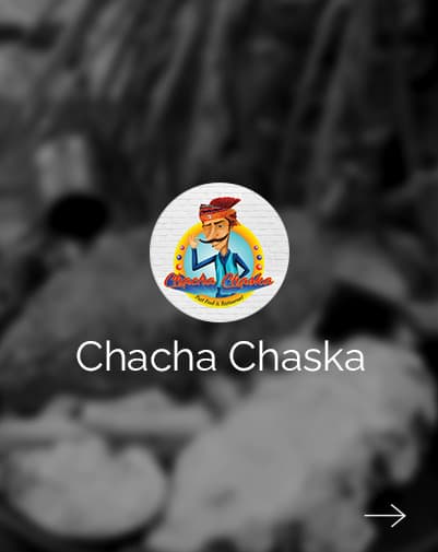 Chacha Chaska brand card, fast food & restaurant photography by Qaurus