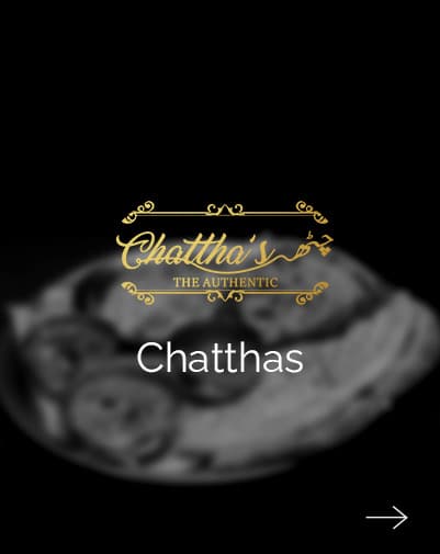 Chattha's brand card, desi restaurant photography by Qaurus