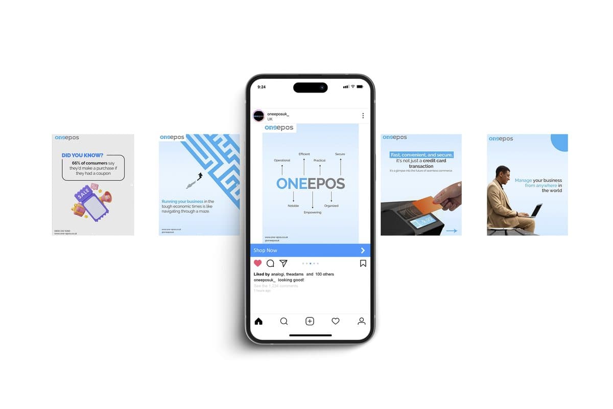 One EPOS retail technology website design