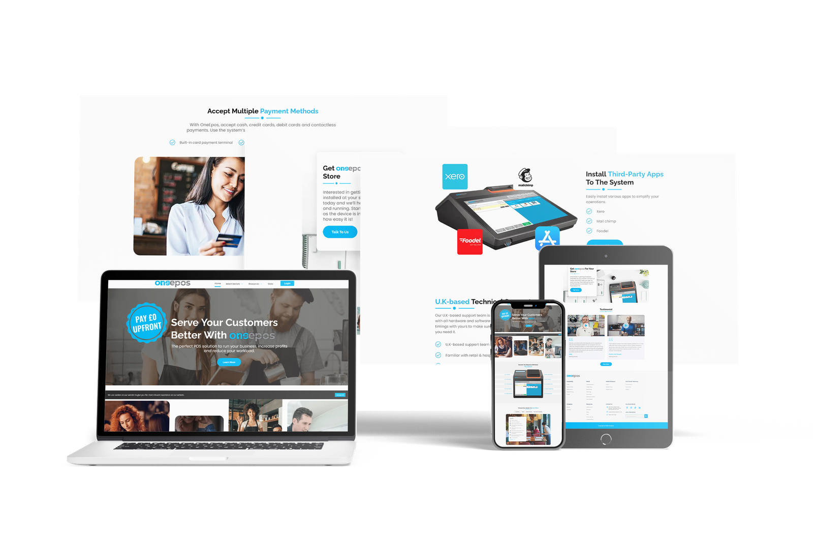 onepos Web mockup